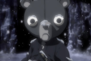 Bear black coat black hat - a bear free wallpaper
