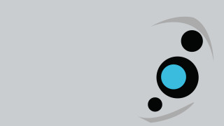 Blue black circle gray background - craola free wallpaper