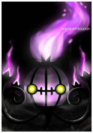 Purple black pumpkin flames background - dark background free wallpaper