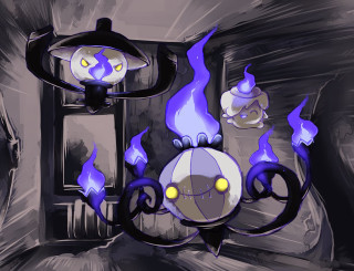 Cartoon cat glowing eyes flame - intimidating lighting free wallpaper