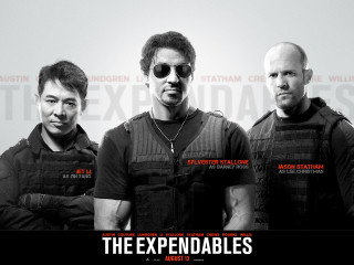 Group men white wall expennables - a white wall free wallpaper