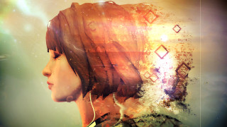 Woman headphones squares diamonds digital - a diamond free wallpaper