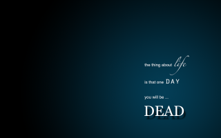 Quote dark blue black background - a white quote free wallpaper