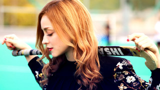 Woman tennis redhair blonde nails - bettina heinenayech free wallpaper