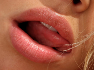 Close up woman lips white - closeup free wallpaper