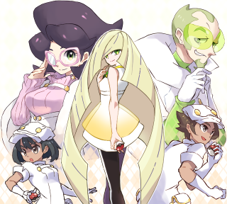 Anime group sailor girl center - concept art free wallpaper