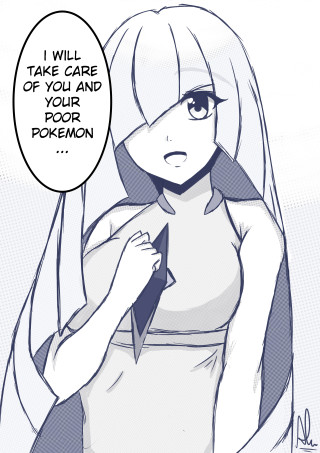 Cartoon woman comic bubble head - pokemon free wallpaper