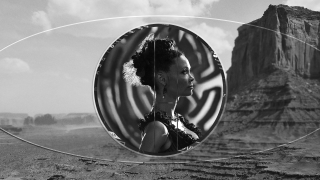Woman hoop mountain background circular - circular free wallpaper for desktop