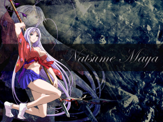 Anime girl sword red top - a red top free wallpaper