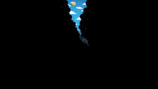 Man surfboard dark sky clouds - optical free wallpaper