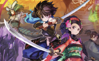 Anime characters swords woman kimono - sword free wallpaper