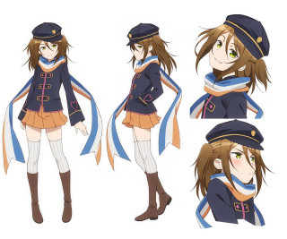 Girl uniform poses picture different - different pose free wallpaper