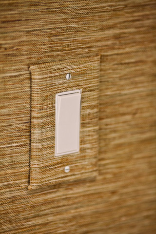 Light switch straw wall white - chris labrooy free wallpaper