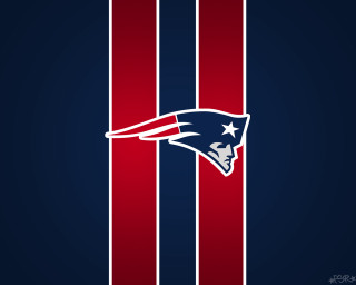 New england football logo striped - a white stripe free wallpaper