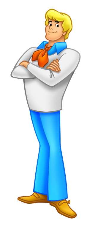 Cartoon character blue shirt yellow - full body portrait free wallpaper