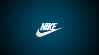 Nike logo blue background white - a white nike logo free wallpaper