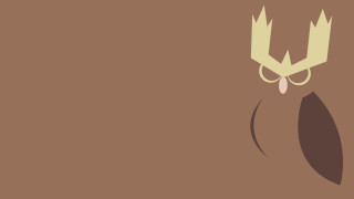 Brown owl horns big nose - a shadow free wallpaper