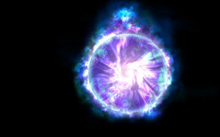 Purple blue object black background - object free wallpaper for desktop