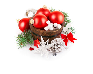 Wooden basket christmas ornaments pinecone - a pine cone free wallpaper