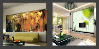 Living room couch table tv 4 - modern free wallpaper
