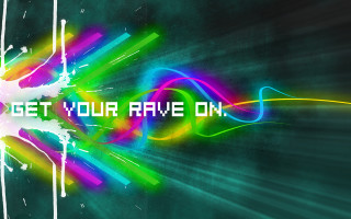 Colorful rainbow swirls neon planet - colorful free wallpaper