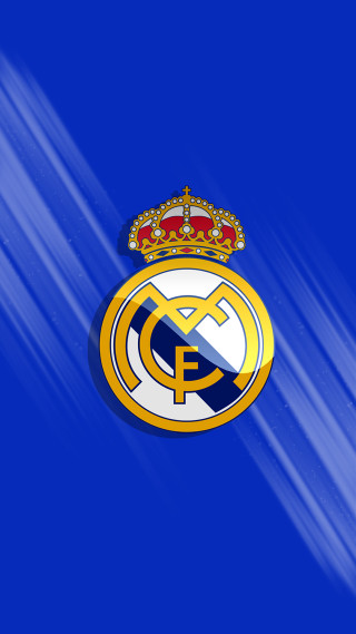 Blue background gold crown soccer - realism free wallpaper