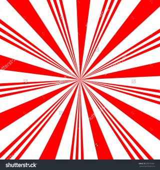 Red white striped sunburst pattern - derf free wallpaper