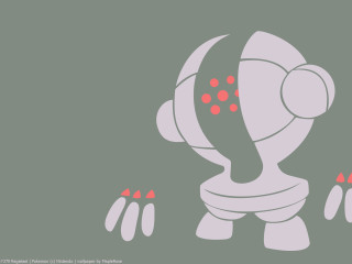 Cartoon character red dots eyes - robot free wallpaper