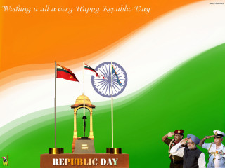 Group people flag clock tower - top of it free wallpaper