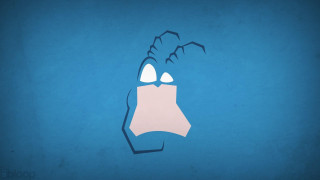 Paper cut face nose eyes - a nose free wallpaper