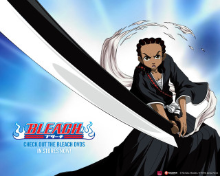 Cartoon character sword sky background - a caption free wallpaper
