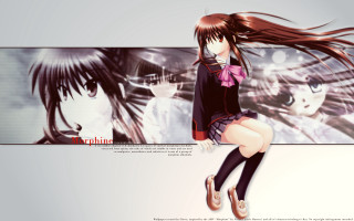 Girl long hair bow tie 13 - long hair and a bow tie free wallpaper