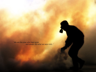 Fire sunset silhouette quote urban - a fire free wallpaper