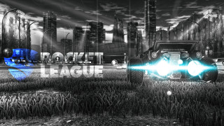 Futuristic city tractor blue light - matte drawing free wallpaper