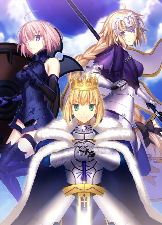 Anime characters cloudy day swords - a cloudy day free wallpaper