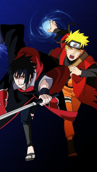 Naruto sasuke fighting night full - dark free wallpaper