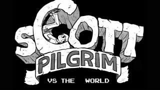 Scott pilgrim black white logo - graphic novel free wallpaper