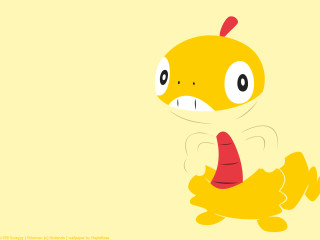 Yellow cartoon worm red nose - chris labrooy free wallpaper