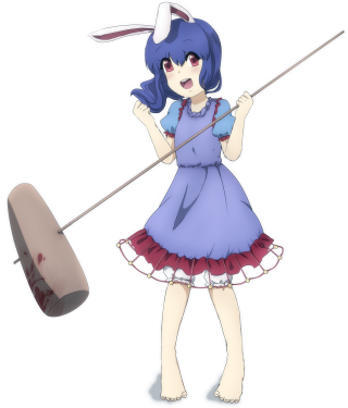 Cartoon character holding stick mouse - a mouse free wallpaper