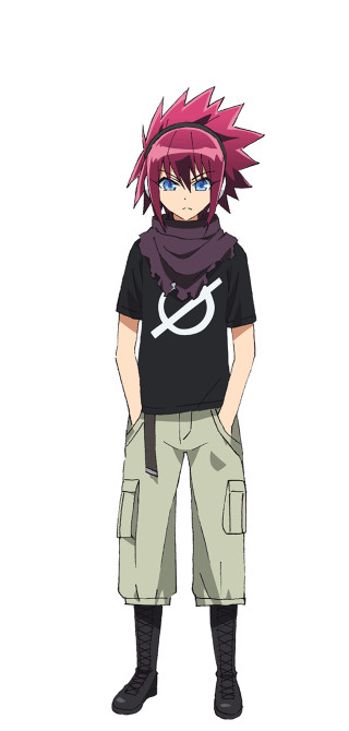 Pink hair black shirt fullbody - cedric seaut keos masons free wallpaper