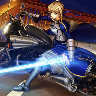 Woman blue dress motorcycle blue - a motorcycle free wallpaper