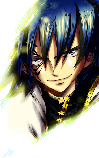Blue hair white shirt yellow - a white shirt free wallpaper