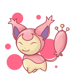 Pink pokemon heart shaped balloon - chippy free wallpaper