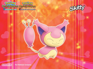 Pink pokemon happy heart sparkle - kitsch movement free wallpaper