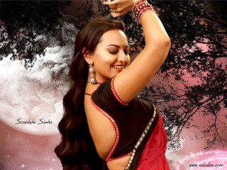 Woman dancing fullmoon night sky - a full moon free wallpaper