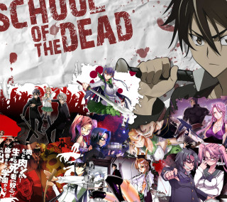 Anime characters school of the - poster art free wallpaper