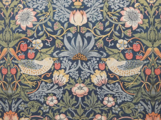 Birds flowers blue background white - a wallpaper free wallpaper