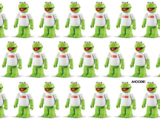 Green white frog dolls expressions - kaw free wallpaper