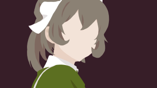 Woman bow hair green shirt - purism free wallpaper