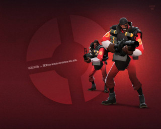 Man gun red background dynamic - dom qwek free wallpaper